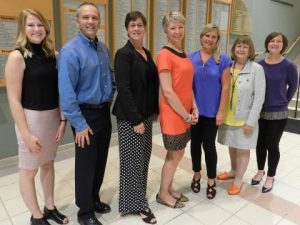 Robyn Patrick, Rob Cameron, Lori Muzak McComb, Suzanne Bone, Debbie de Boer, Linda Craig, and Elizabeth Stewart