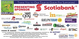 Tour de Guelph Sponsor Banner