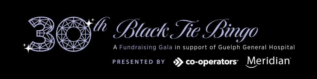 30th anniversary logo Black Tie Bingo