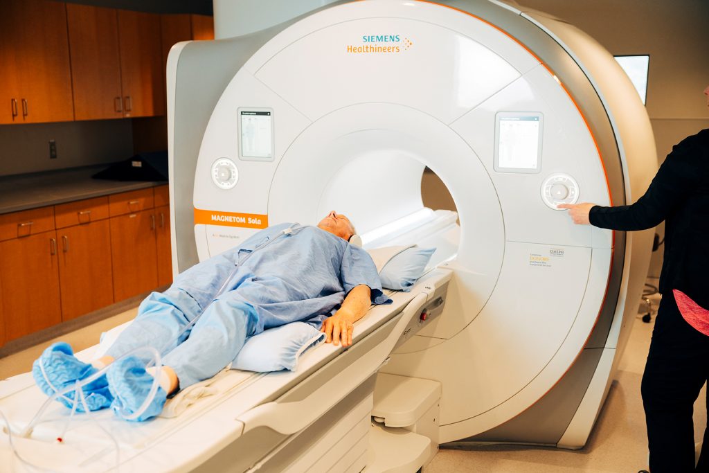 Patient in MRI
