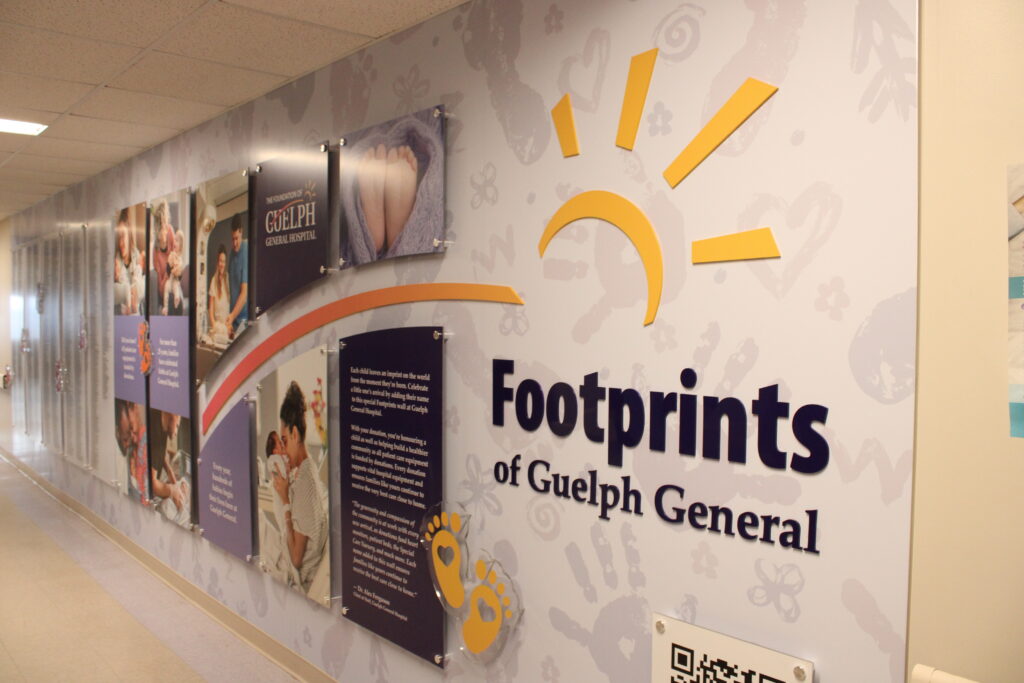 Footprints of Guelph General wall