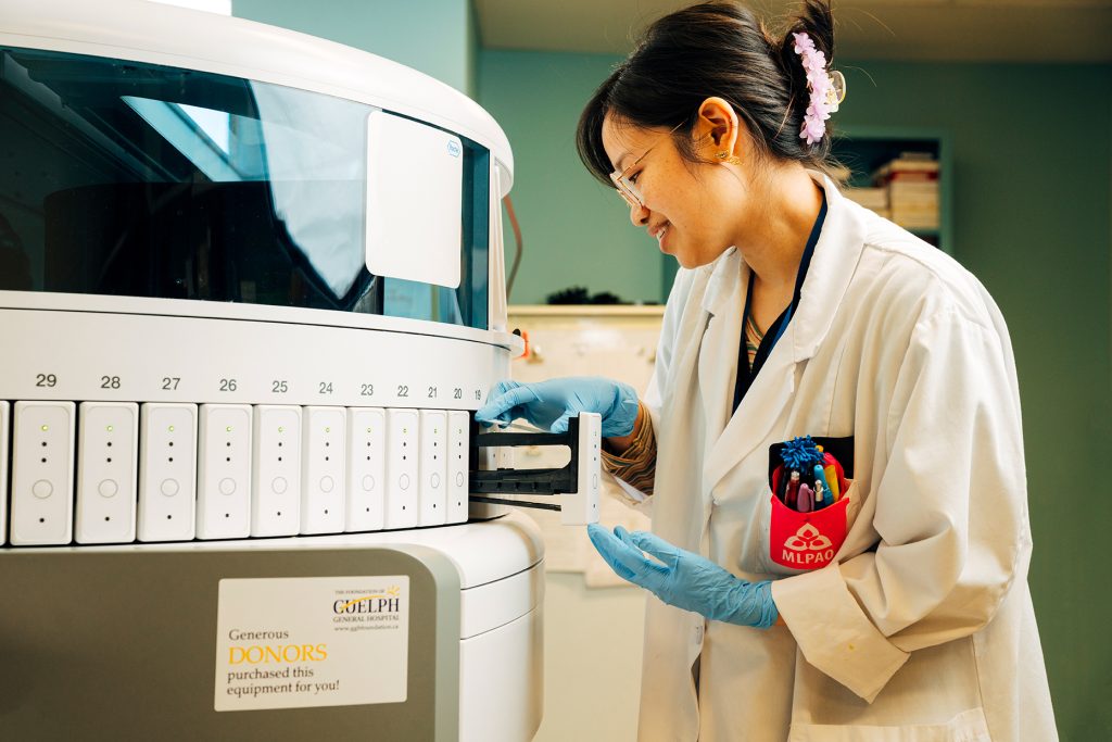 Hospital lab tech