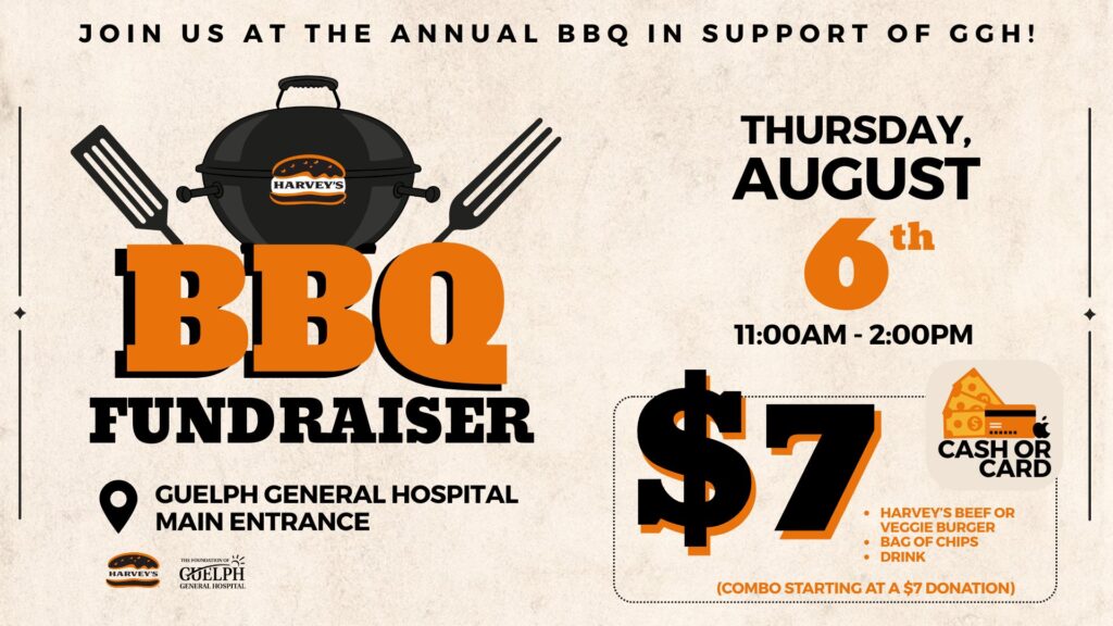 Harvey's BBQ Fundraiser Poster