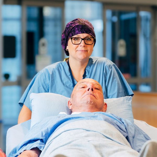 Nurse and patient